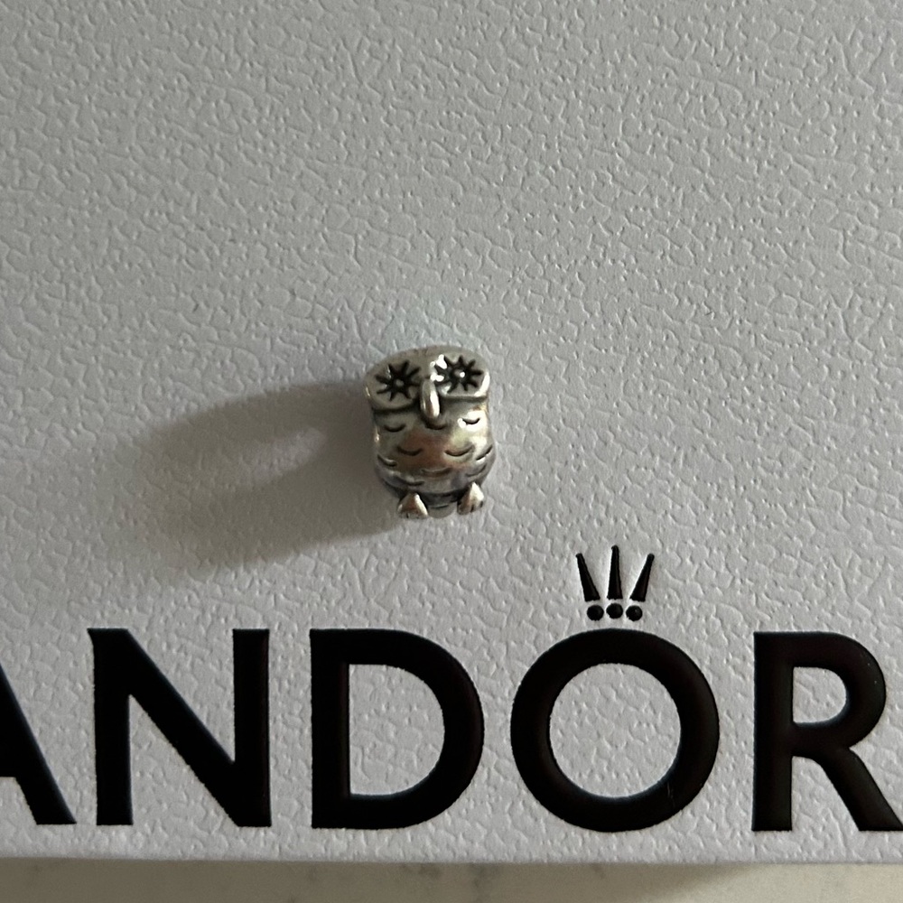Pandora Silver Wise Owl Charm